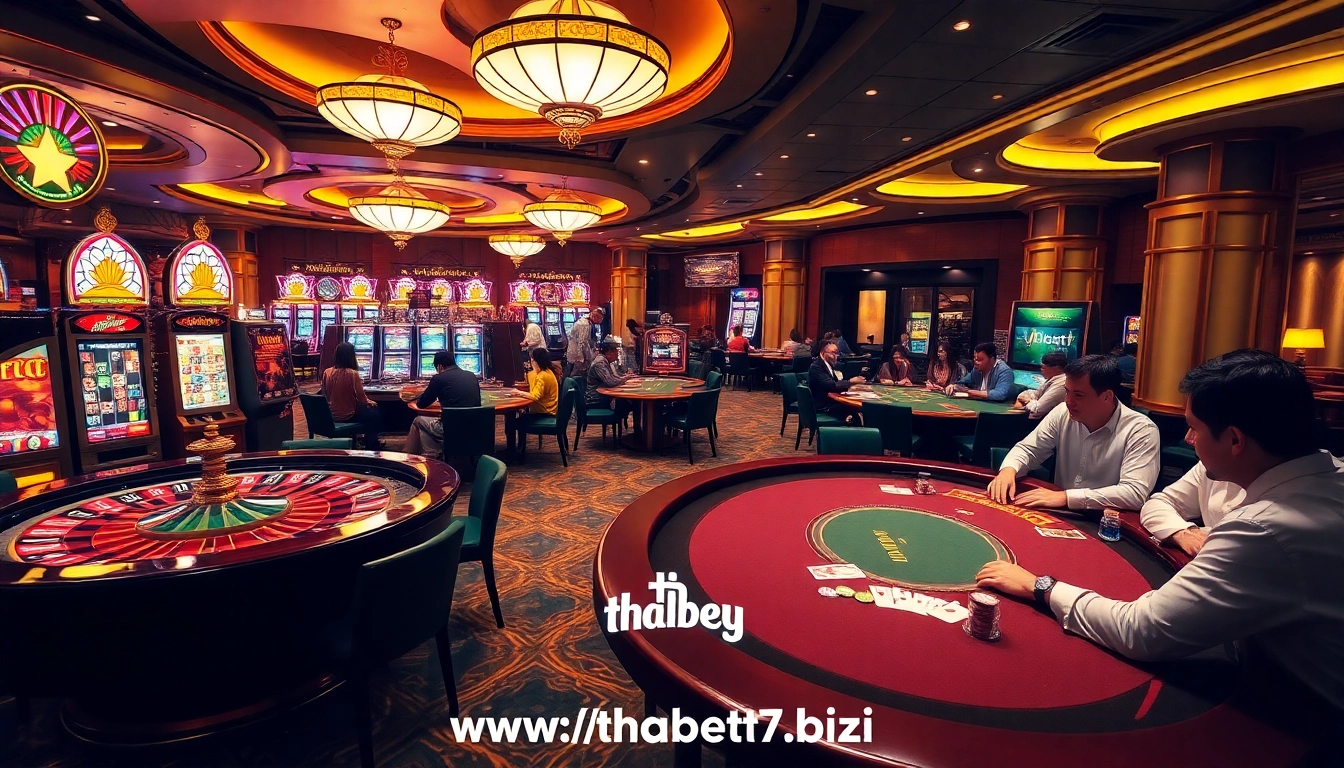 Experience the excitement of gambling at https://thabet7.biz/ with lively casino tables and vibrant gaming activities.