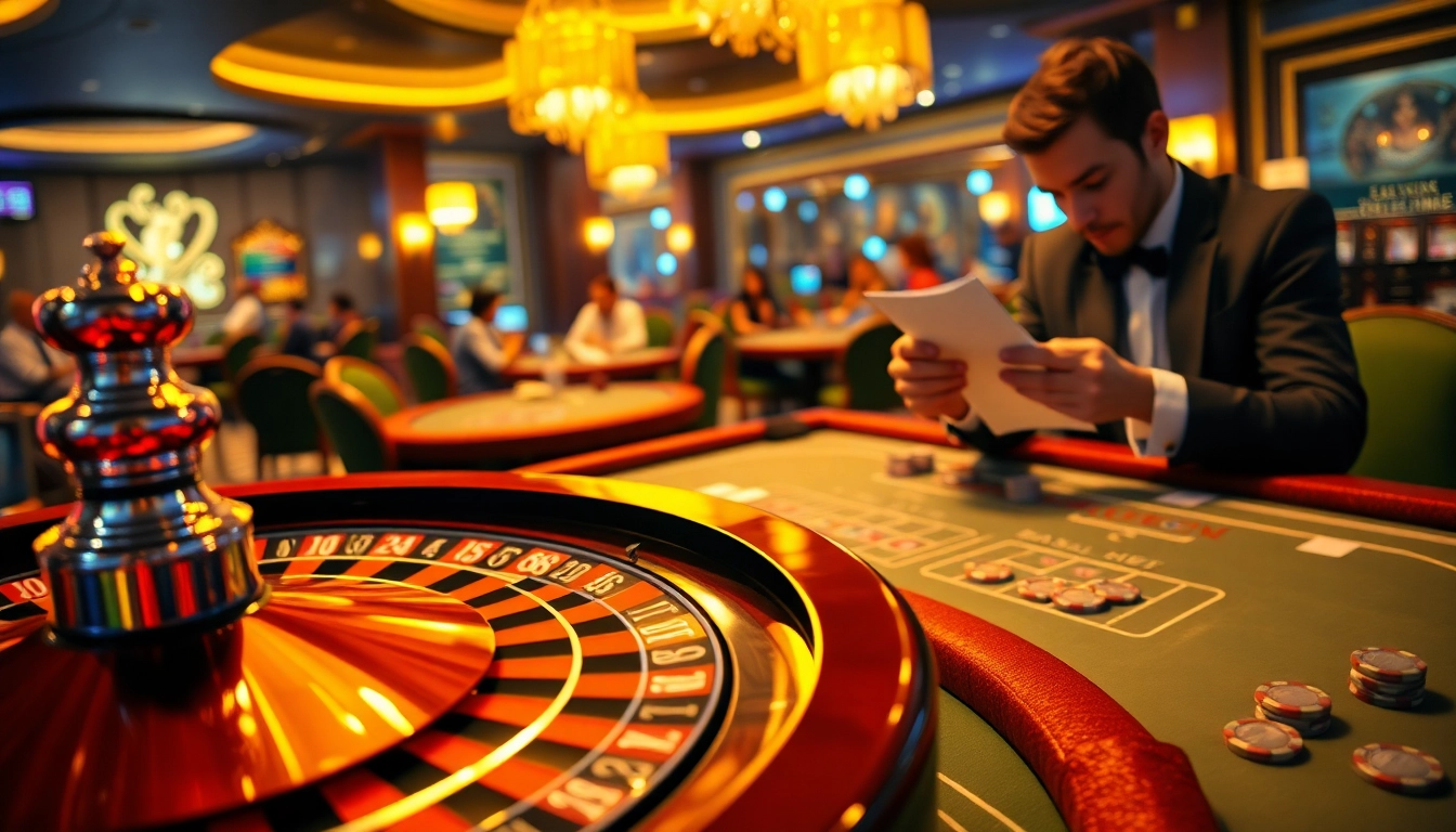 Experience the thrilling atmosphere of bet88vn.locker with players enjoying roulette and blackjack.